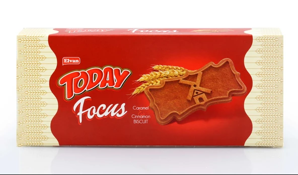 Today Focus Karamelli Bisküvi 160 Gr. (1 Paket) - Resim 3