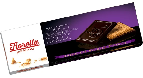 Fiorella Chocobiscuit Bitter Çikolatalı Bisküvi 102 Gr. 1 Adet ürün görseli 1