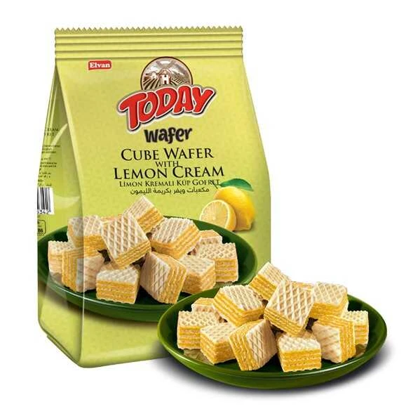 Today Küp Gofret Limonlu 200Gr. (1 Paket) ürün görseli 1