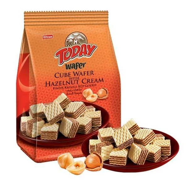 Today Küp Gofret Fındıklı 200Gr. (1 Paket) ürün görseli 1