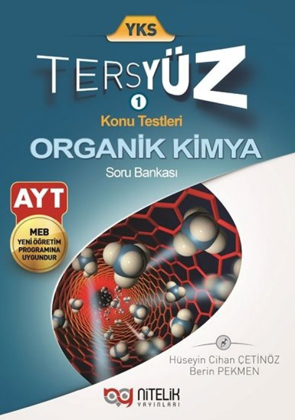 NİTELİK YKS AYT ORGANİK KİMYA TERSYÜZ SORU KİTABI ürün görseli 1