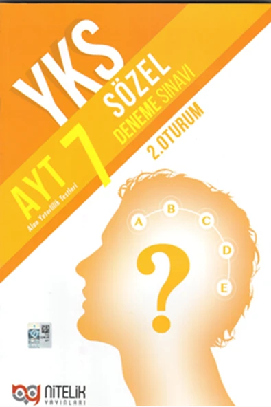NİTELİK YKS AYT SÖZEL 7 DENEME SINAVI ( 2. OTURUM ) ürün görseli 1