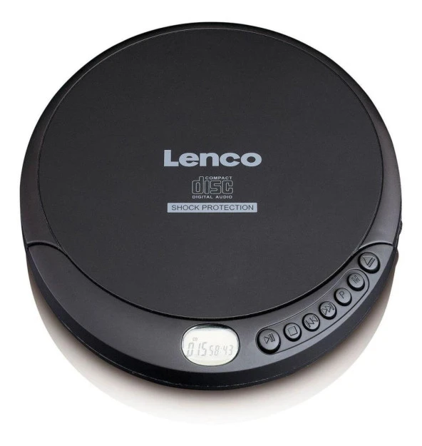 Lenco Taşınabilir CD Çalar / MP3 Çalar Discman Anti Şok Özellikli Siyah CD-200 ürün görseli 1
