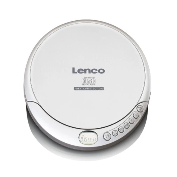 Lenco Taşınabilir CD Çalar / MP3 Çalar Discman Anti Şok Özellikli Gümüş CD-201 SI ürün görseli 1