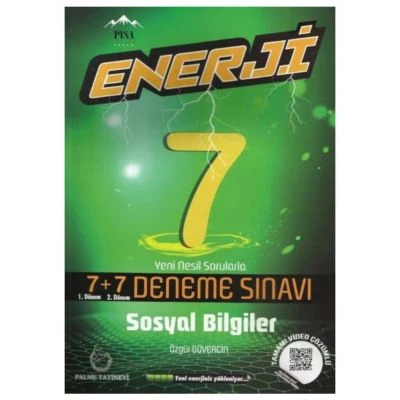PALME 7.SINIF ENERJİ SOSYAL BİLGİLER 7+7 DENEME ürün görseli 1