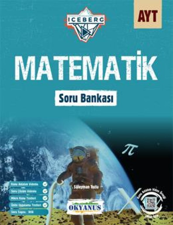 AYT ICEBERG MATEMATİK SORU BANKASI - OKYANUS YAYINLARI ürün görseli 1
