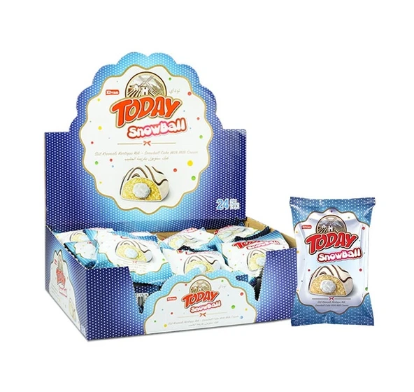 Today Snowball Sütlü Kek 35 Gr. 24 Adet (1 Kutu) ürün görseli 1