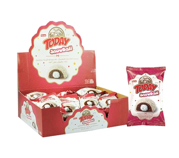 Today Snowball Hindistan Cevizli Kek 35 Gr. 24 Adet (1 Kutu) ürün görseli 1