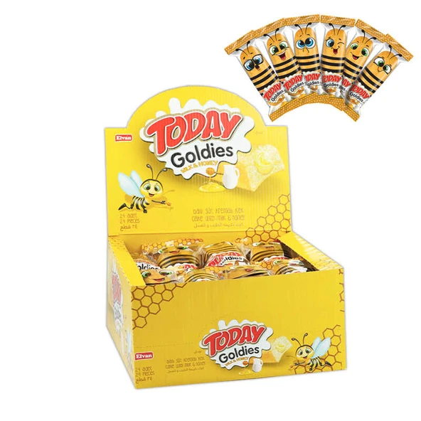 Today Goldies Ballı-Sütlü 35 Gram 24 Adet (1 Kutu) ürün görseli 1