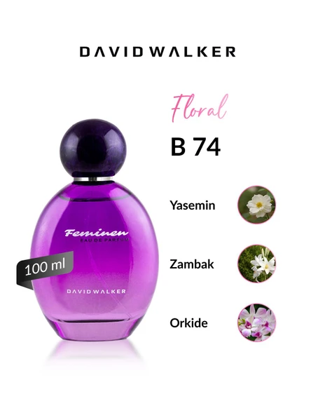 David Walker B74 Victor 100 ml Kadın Parfüm | Floral ürün görseli 1