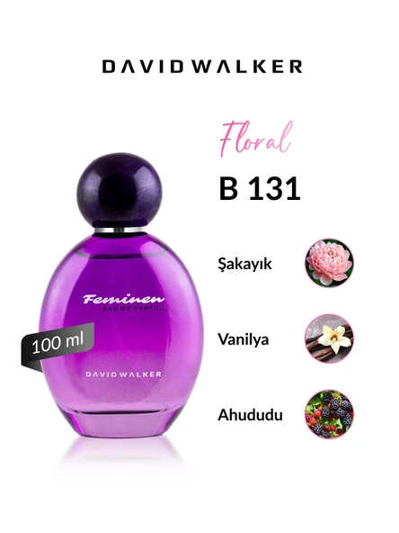 David Walker B131 Bavaros 100 ml Kadın Parfüm | Floral ürün görseli 1