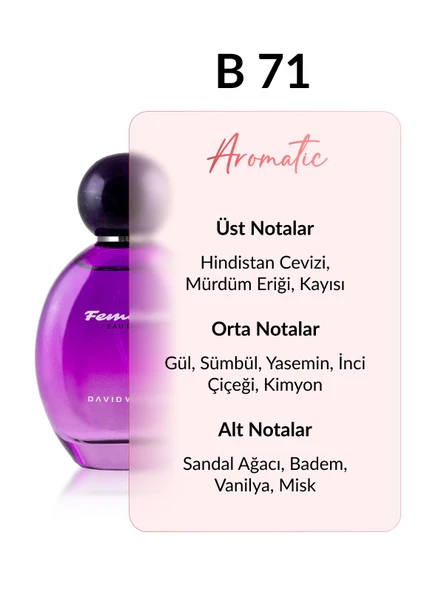 David Walker B71 Utilia 100 ml Kadın Parfüm | Aromatic - Resim 2