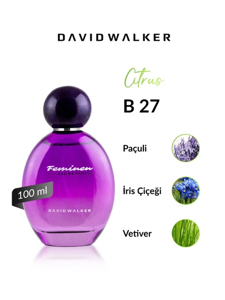 David Walker B27 Slaykur 100 ml Kadın Parfüm | Citrus ürün görseli 1