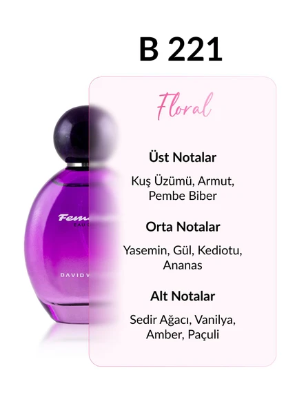 David Walker B221 Picasso 100 ml Kadın Parfüm | Aromatic - Resim 2