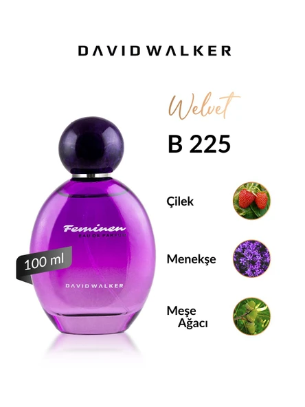 David Walker B225 Hannowen 100 ml Kadın Parfüm | Velvet ürün görseli 1