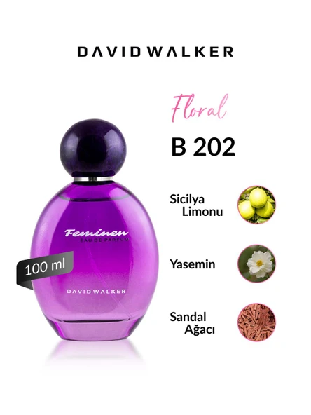 David Walker B202 Almata 100 ml Kadın Parfüm | Floral ürün görseli 1