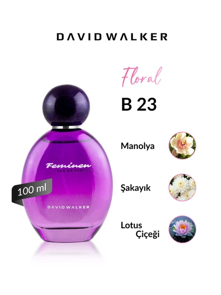 David Walker B23 Algerian 100 ml Kadın Parfüm | Floral ürün görseli 1