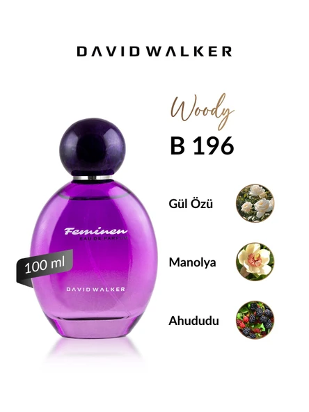 David Walker B196 Ance 100 ml Kadın Parfüm | Woody ürün görseli 1
