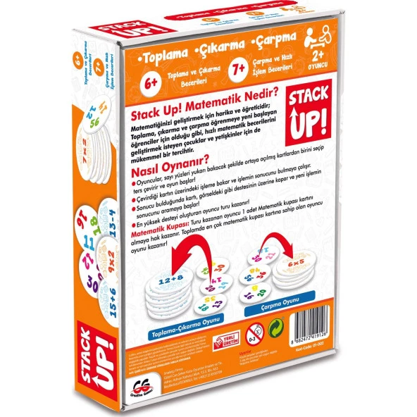 Stack Up! Eğitici Matematik Kutu Oyunu - Resim 2