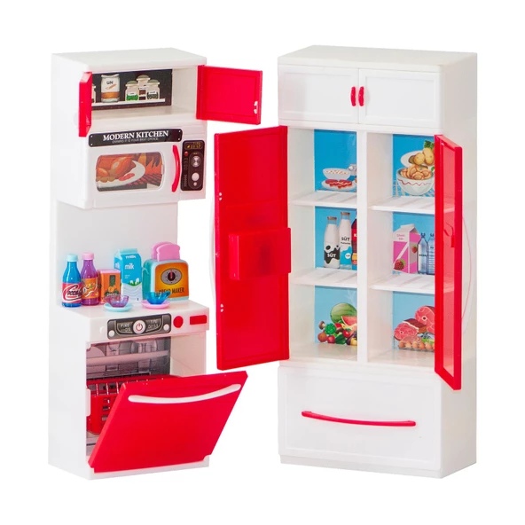 Işıklı & Sesli, 2 Parçalı Oyuncak Mutfak Seti - Resim 8