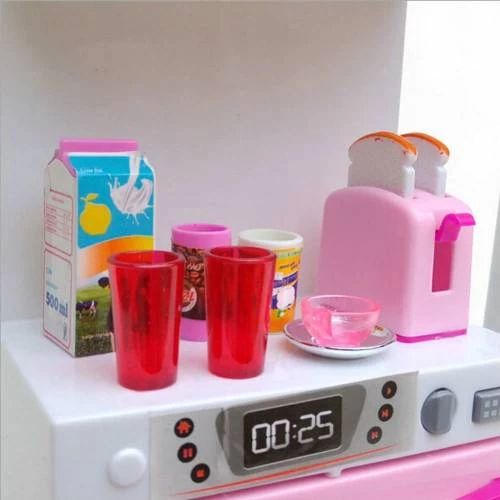 Işıklı & Sesli, 2 Parçalı Oyuncak Mutfak Seti - Resim 2