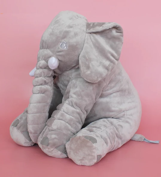 Uyku Arkadaşım Peluş Fil - Büyük Yumuşacık (75 cm)-Sevgiliye HEDİYE ürün görseli 1