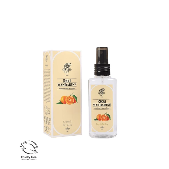 Rebul Mandarine 125 ml Spreyli Pet Şişe Kolonya ürün görseli 1