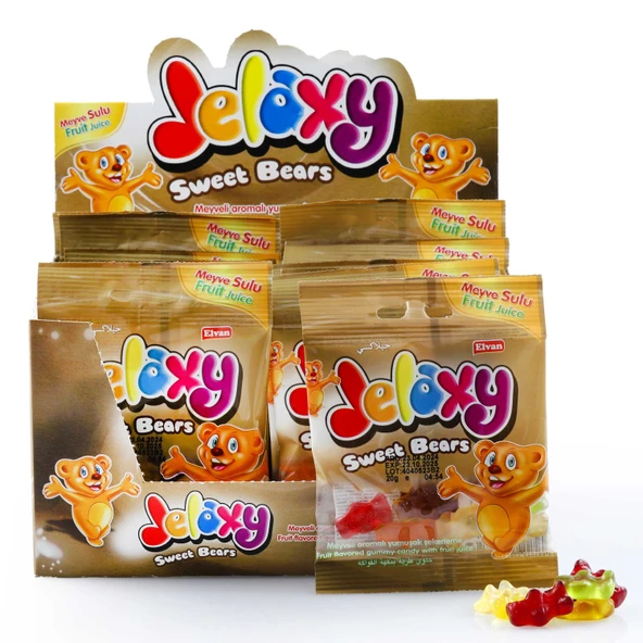 Jelaxy Ayıcık 20 Gr. 24 Adet (1 Kutu) ürün görseli 1