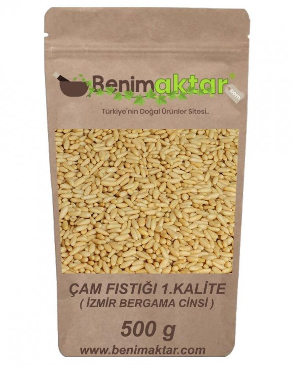BenimAktar Çam Fıstığı Dolmalık İzmir Bergama 1.kalite 500 Gr ürün görseli 1