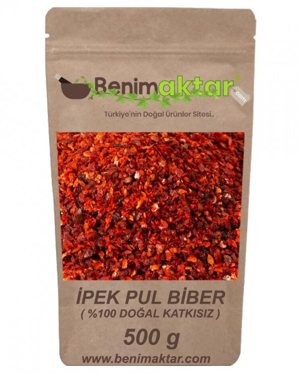 BenimAktar Maraş İnce İpek Pul Biber Saf Hile Hurda Yok !!! 500 Gr ürün görseli 1