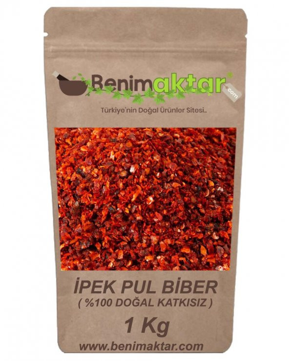 BenimAktar Maraş İnce İpek Pul Biber Saf Hile Hurda Yok !!! 1 Kg ürün görseli 1