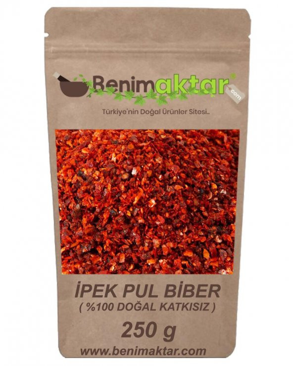 BenimAktar Maraş İnce İpek Pul Biber Saf Hile Hurda Yok !!! 250 Gr ürün görseli 1