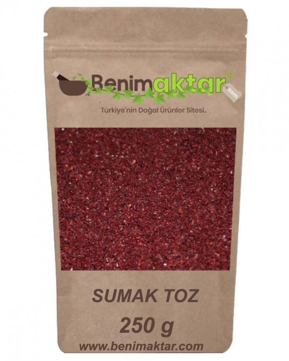 BenimAktar Gerçek Maraş Toz Sumak 1.Kalite 250 Gr ürün görseli 1