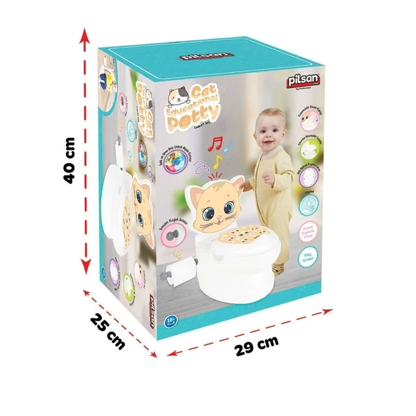 07 563 Pilsan Eğitici Kedi Klozet - PİLS.07563 ürün görseli 1