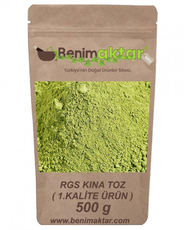 BenimAktar RGS Kına Dünyanın En Kaliteli Kınası 500 Gr ürün görseli 1