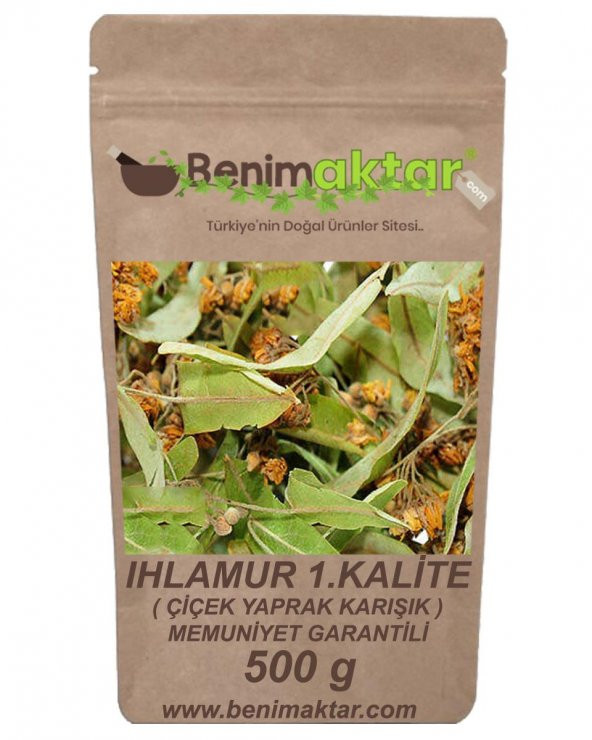 BenimAktar Yeni Mahsül Çicek Yaprak Karışık Ihlamur 1.Sınıf Taze 500 Gr ürün görseli 1