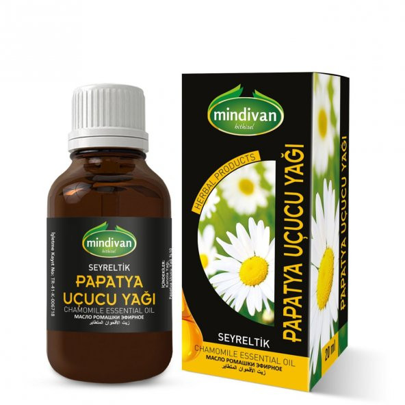 Mindivan Papatya Yağı 20 ml ürün görseli 1