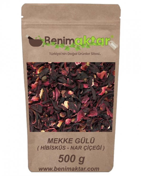 BenimAktar Mekke Gülü Hibisküs Nar Çiçeği 500 Gr ürün görseli 1