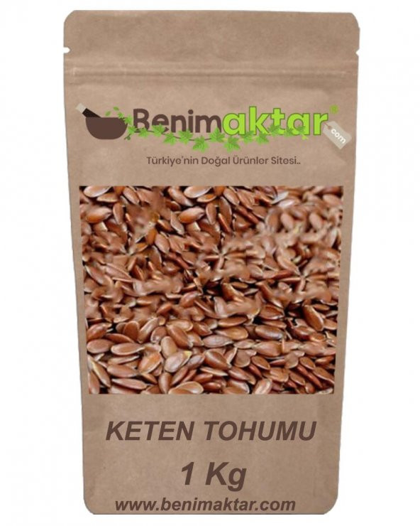 BenimAktar Keten Tohumu Tane Yeni Mahsül 1 Kg ürün görseli 1