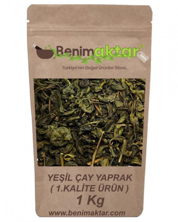 BenimAktar Yeşil Çay 1.Kalite Yaprak 1 Kg ürün görseli 1