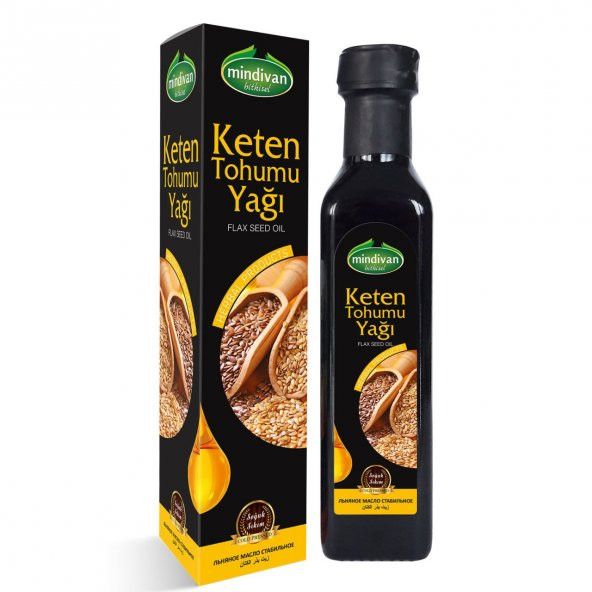 Mindivan Keten Tohumu Yağı 250 ml ürün görseli 1