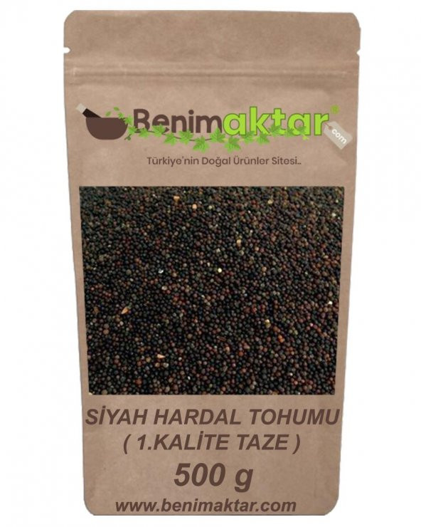 BenimAktar Hardal Tohumu Siyah Yeni Mahsül 500 Gr ürün görseli 1