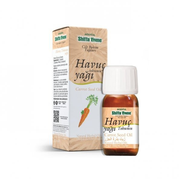 Shiffa Home Havuç Tohumu Yağı 20 ml ürün görseli 1