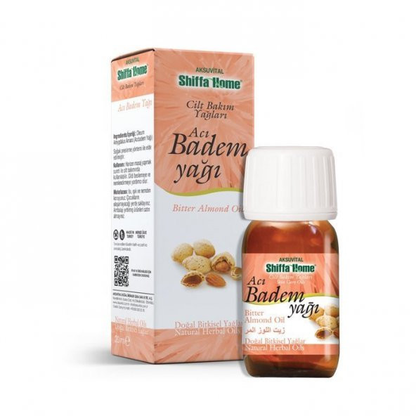 Shiffa Home Acı Badem Yağı 20 ml ürün görseli 1
