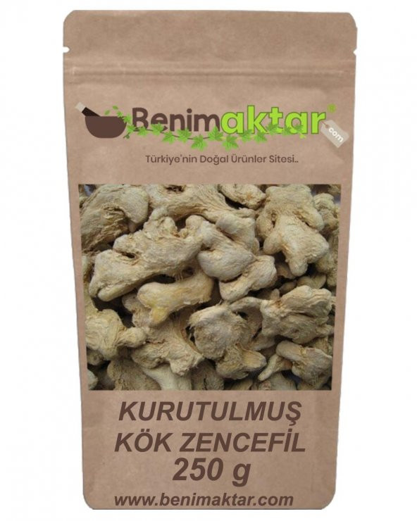 BenimAktar Kurutulmuş Zencefil Kök 250 Gr ürün görseli 1