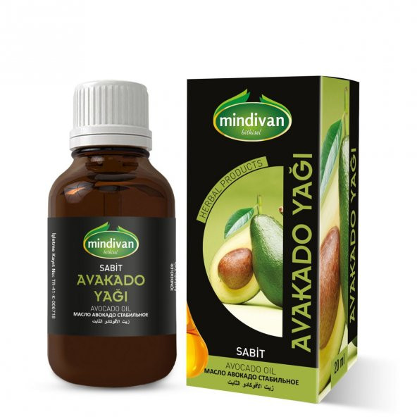 Mindivan Avokado Yağı 20 ml ürün görseli 1