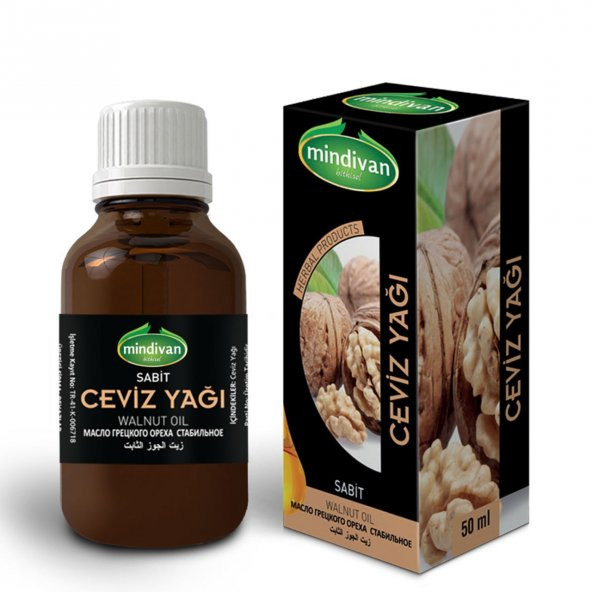 Mindivan Ceviz Yağı 50 ml ürün görseli 1