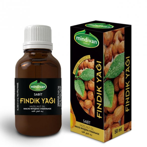 Mindivan Fındık Yağı 50 ml ürün görseli 1