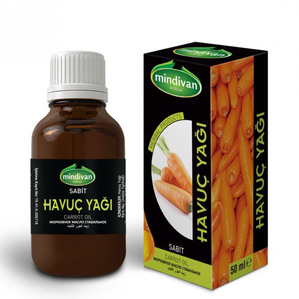 Mindivan Havuç Yağı 50 ml ürün görseli 1
