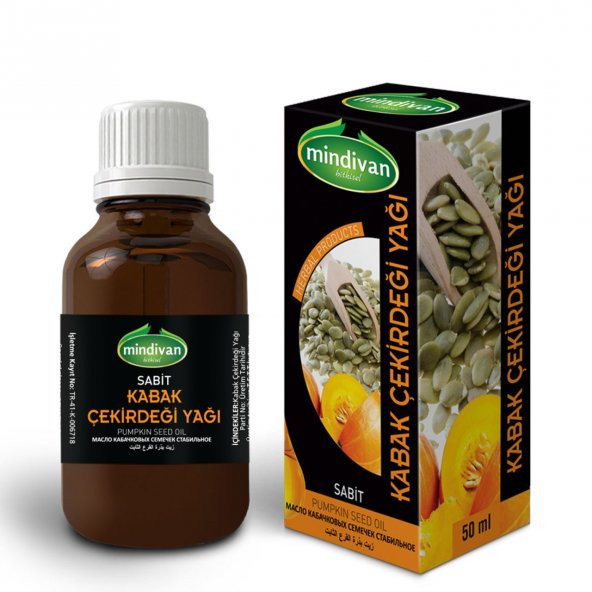 Mindivan Kabak Çekirdeği Yağı 50 ml ürün görseli 1
